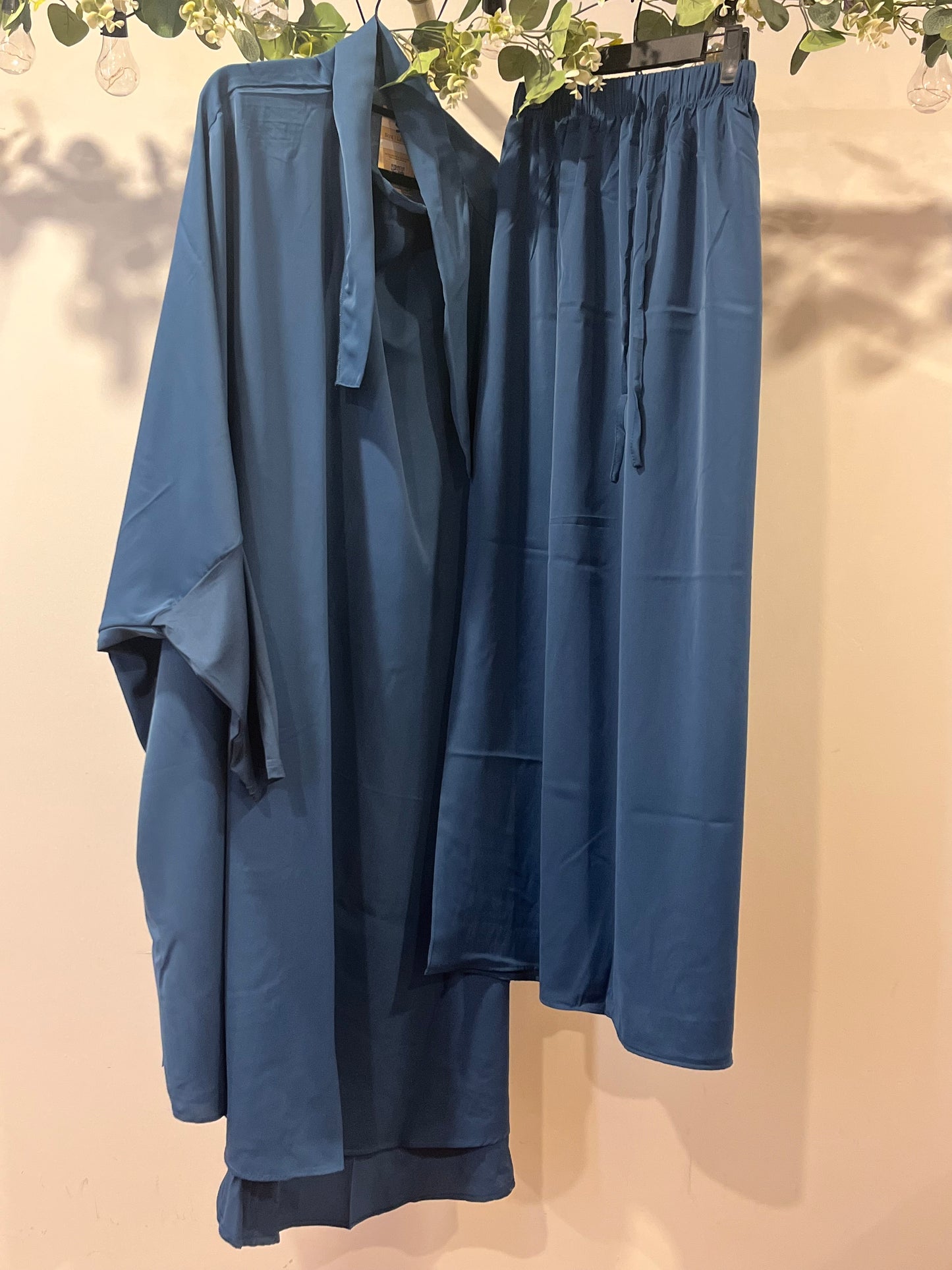 Blue - 2 Piece Jilbab Set