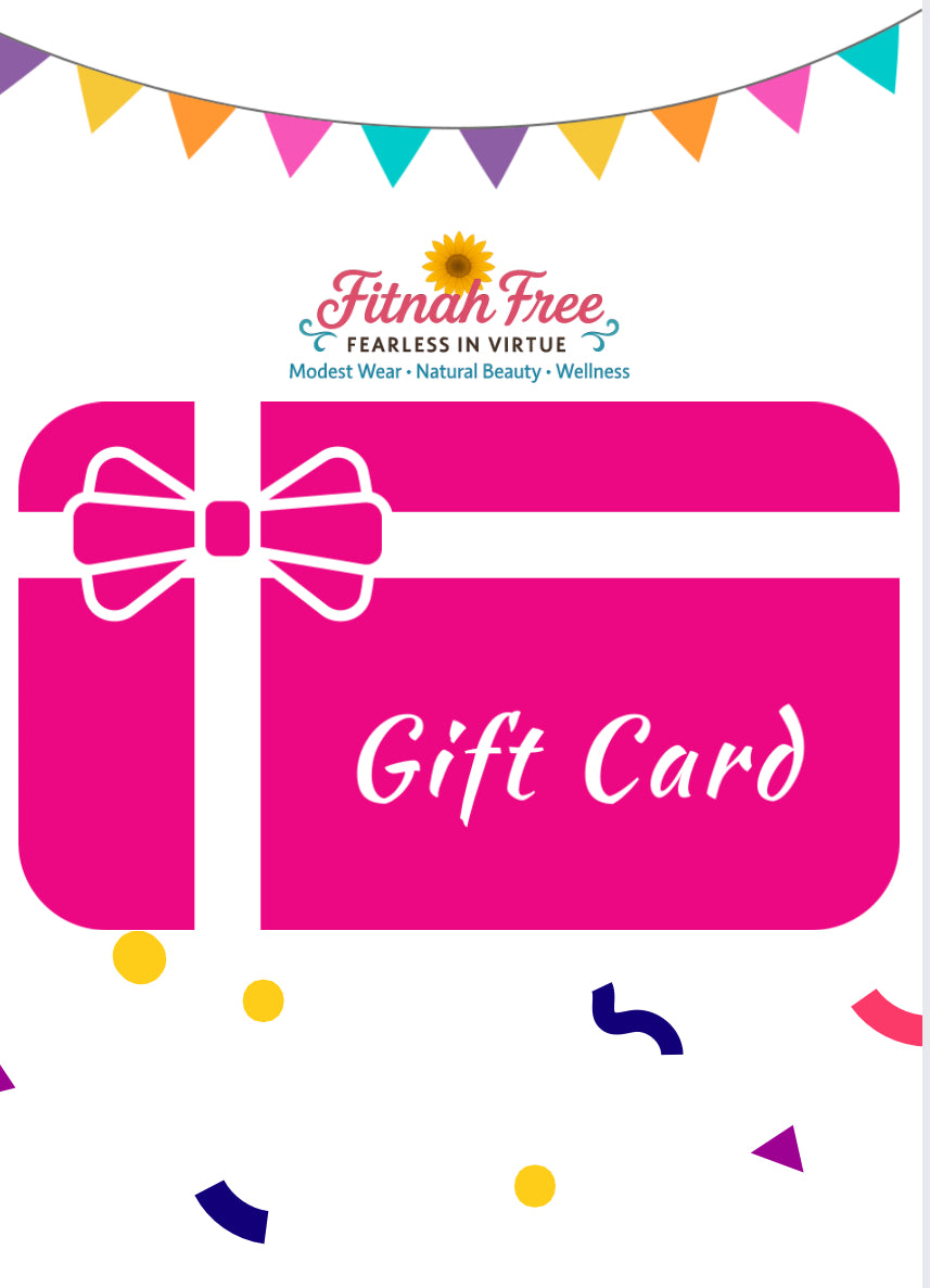 Fitnah Free Gift Card