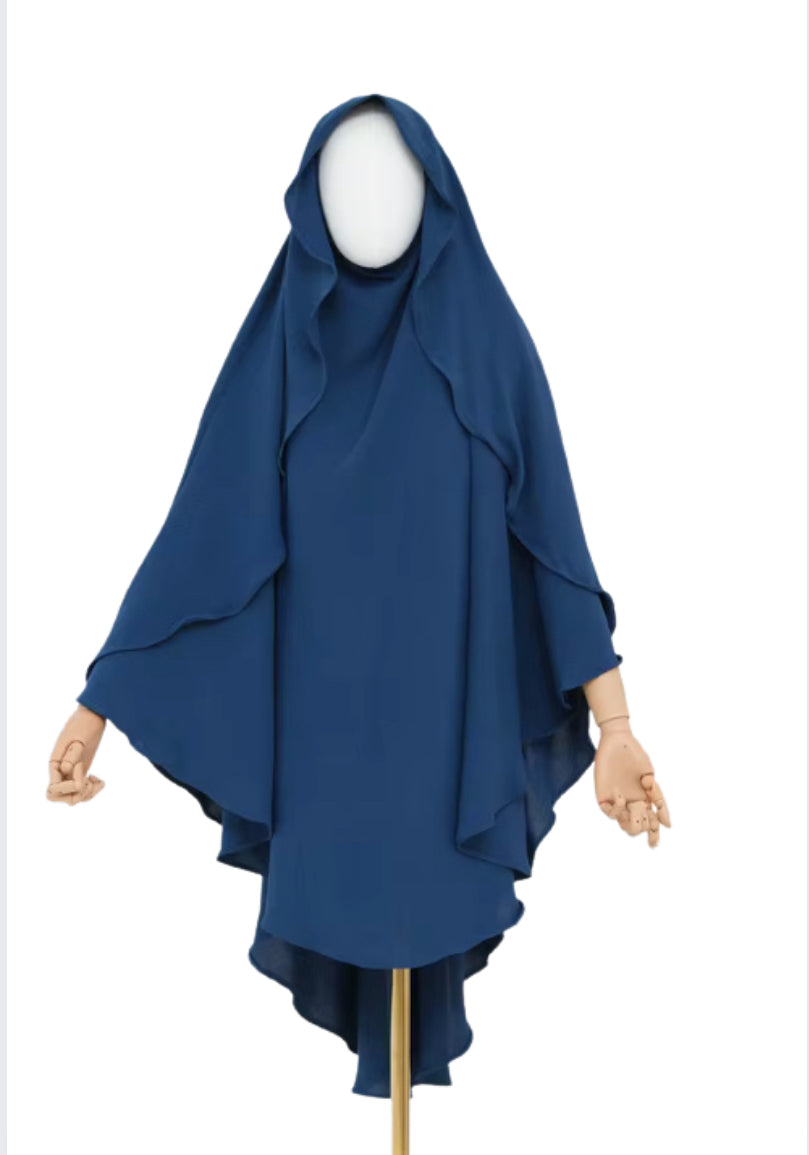 One Layer Hooded Khimar