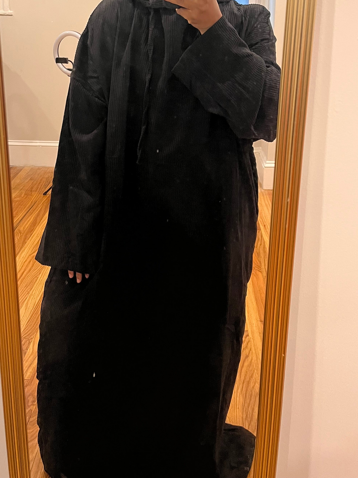 Black Hooded Abaya