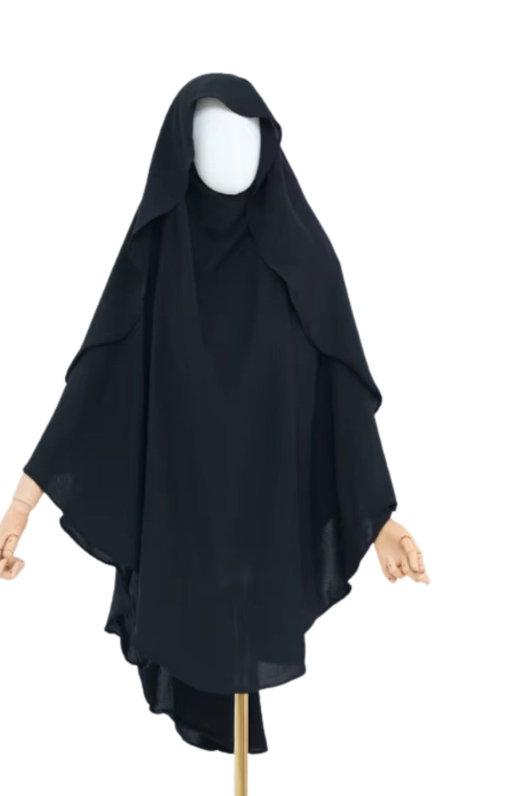 One Layer Hooded Khimar