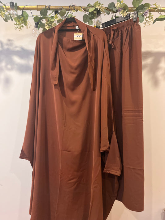Chocolate 2 - Piece Jilbab Set