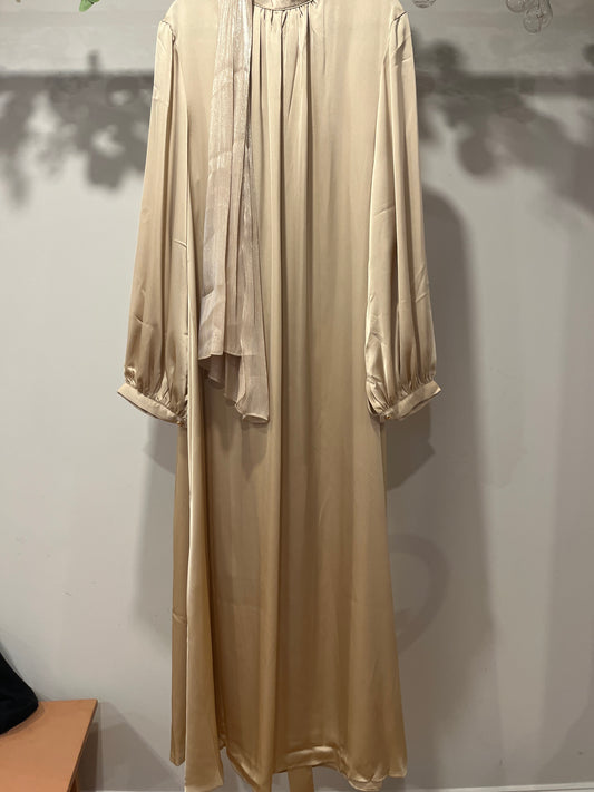 Gold 3- Piece Abaya Set