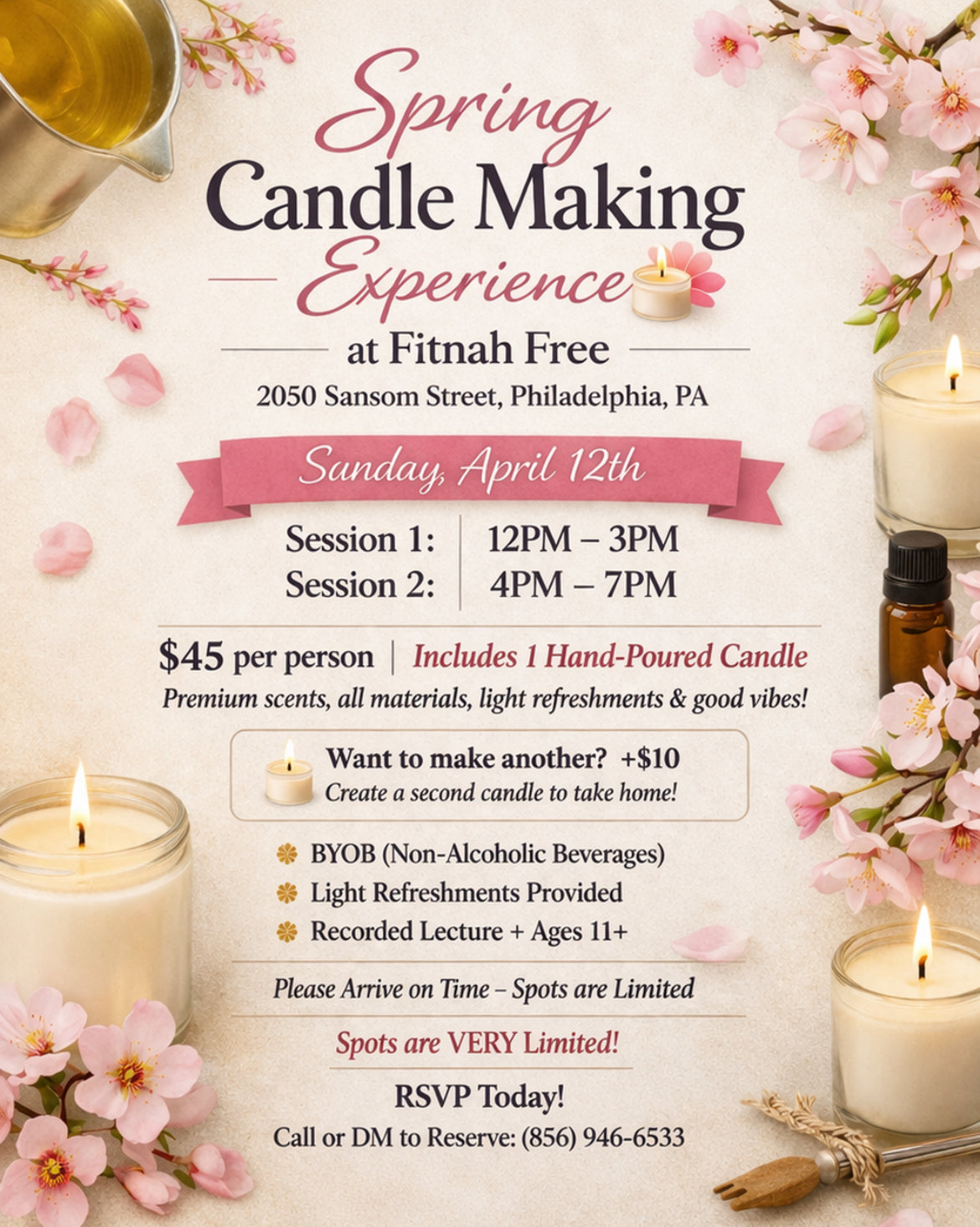 Spring Candle Making