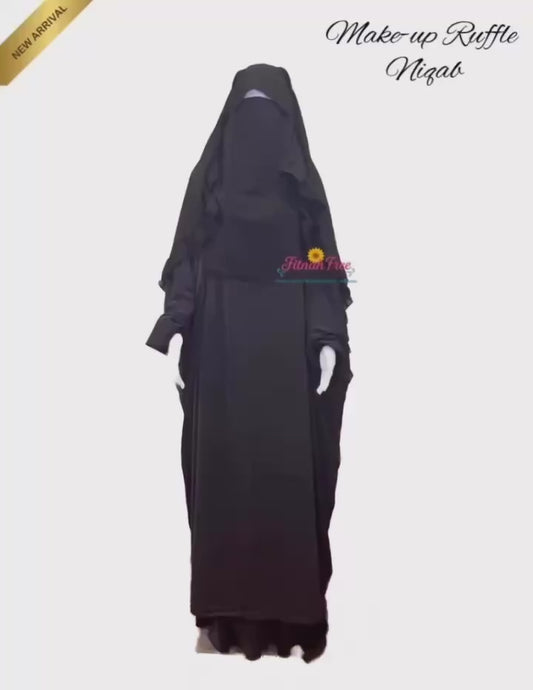 Makeup Ruffle Niqab